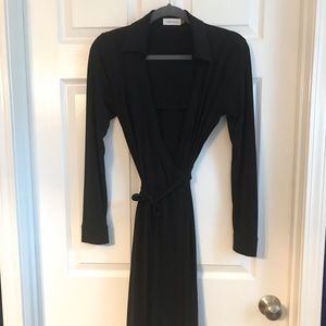 Calvin Klein Jersey Wrap Dress